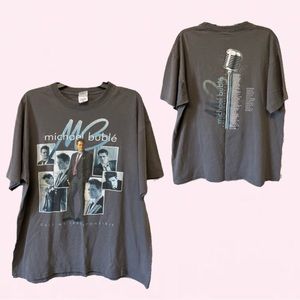 Michael Bublé call me irresponsible concert tour shirt